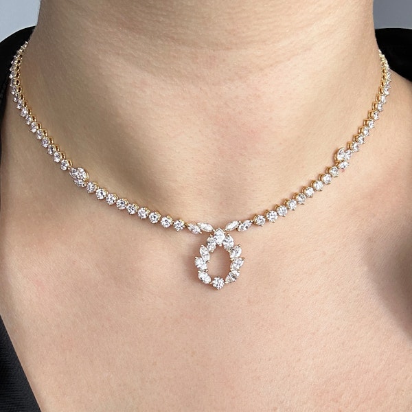 Diamond Riviere Necklace- SADDINGTONS STAND 375 - image 1