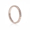 Chopard 18kt rose gold eternity style diamond band ring - image 5