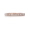 Chopard 18kt rose gold eternity style diamond band ring - image 2