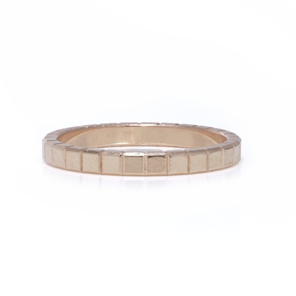 Chopard 18kt rose gold eternity style diamond band ring - image 4