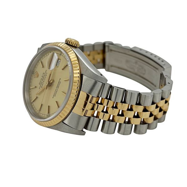 ROLEX DATEJUST 16233 CHAMPAGNE INDEX - image 2