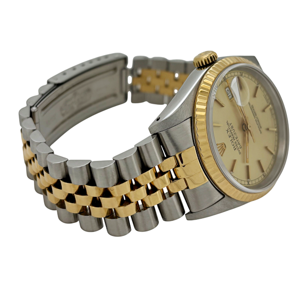 ROLEX DATEJUST 16233 CHAMPAGNE INDEX - image 3