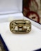 A very fine 9ct yellow Gold Citrine set Seal (marked) on a Silk band with Gold Buckle , 1908 - 1909 - image 3