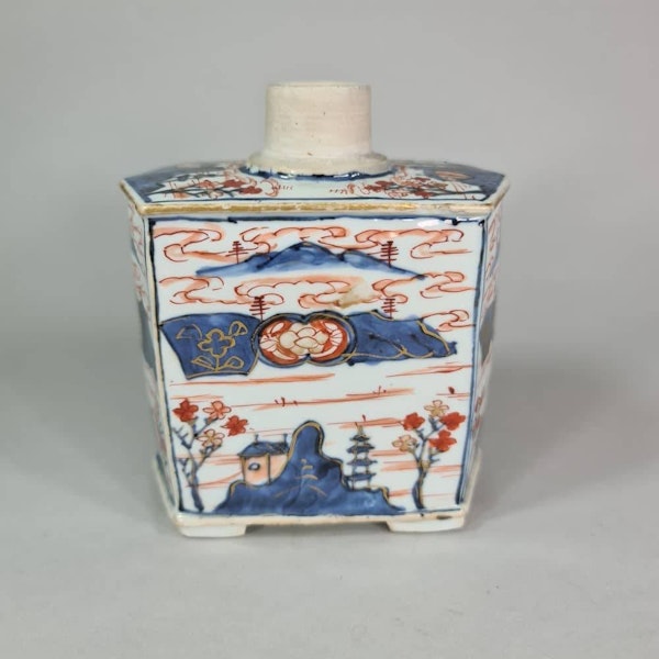 Chinese imari hexagonal caddy, Qianlong (1736-95) - image 1