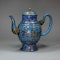 Chinese blue enamel coffee pot and cover, 18th/19th century - image 1