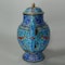 Chinese blue enamel coffee pot and cover, 18th/19th century - image 4