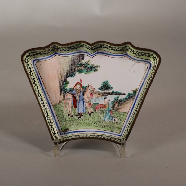 Chinese Canton Enamel Hors d'Oeuvre set, Qianlong (1736-95) - image 12