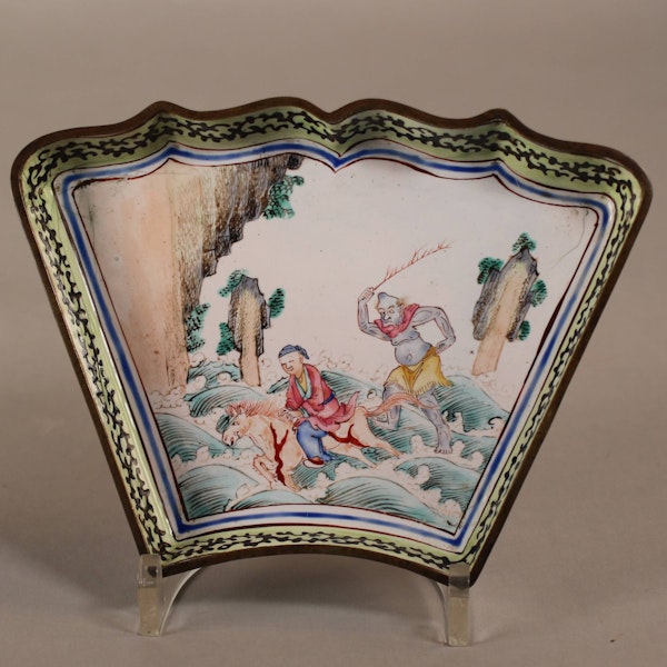 Chinese Canton Enamel Hors d'Oeuvre set, Qianlong (1736-95) - image 6