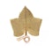 Cartier 18kt gold textured leaf brooch - image 7