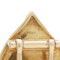 Cartier 18kt gold textured leaf brooch - image 6