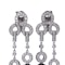 Cartier 18kt gold diamond, sapphire and ruby dangle earrings - image 2