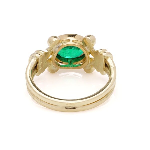 Theo Fennell 18 kt. Yellow gold 1.50ct. Emerald ring - image 6