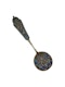 Russian silver gild and pique-á-jour enamel spoon, Moscow, c.1980s - image 2