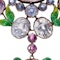 C.A. Giuliano 18kt gold and Enamel and Gem-Set Brooch - image 3