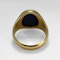 Chunky Lapis Signet Ring SADDINGTONS STAND 375 - image 1