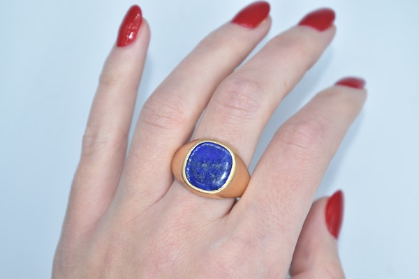 Lapis Lazuli Signet Ring - image 5