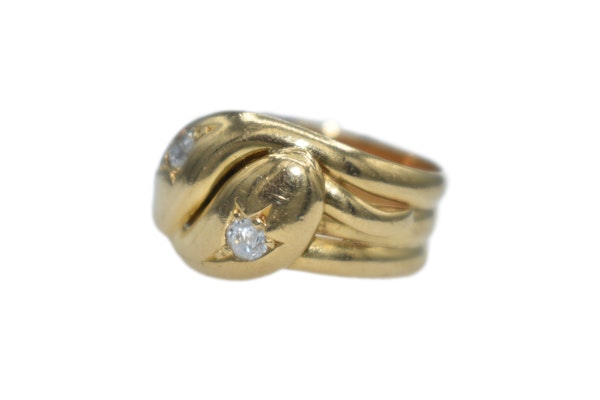 Victorian Snake Ring - image 2