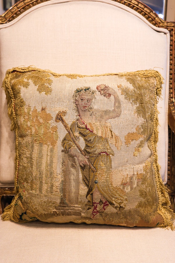 A very fine panel of Aubusson Tapestry of fine Hand Woven Silk and Wool - image 1