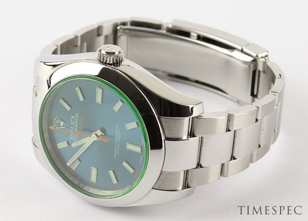 Rolex Milgauss | Ref 116400GV | Blue Dial | Steel | Year 2014 |  Box and Papers - image 5