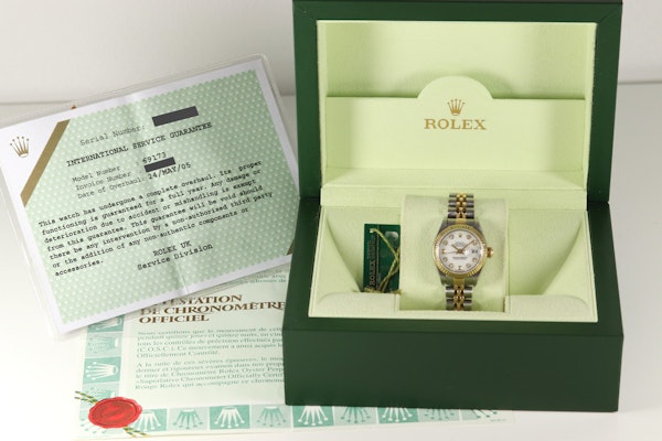 Rolex | Lady Datejust | 26mm | Ref 69173 | Original Diamond Dial | Papers and Box | Year 1999 - image 6