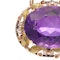 Victorian 18kt Gold Amethyst Brooch - image 4