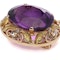 Victorian 18kt Gold Amethyst Brooch - image 5