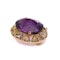 Victorian 18kt Gold Amethyst Brooch - image 2