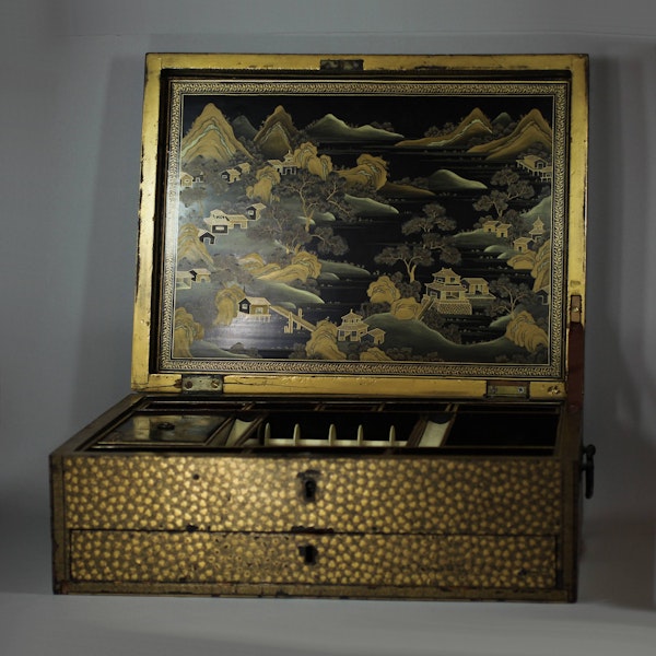 Chinese lacquer work box, 19th century - image 1