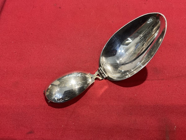 Antique Double Silver Medecine Spoon - image 2