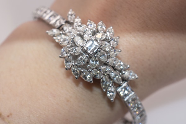 Hidden Watch Diamond Bracelet - image 3