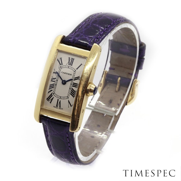 Cartier | Tank Americaine | 18K Yellow Gold | 19mm | Quartz movement | Ladies - image 3