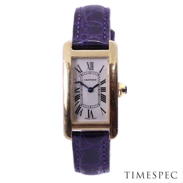 Cartier | Tank Americaine | 18K Yellow Gold | 19mm | Quartz movement | Ladies - image 2