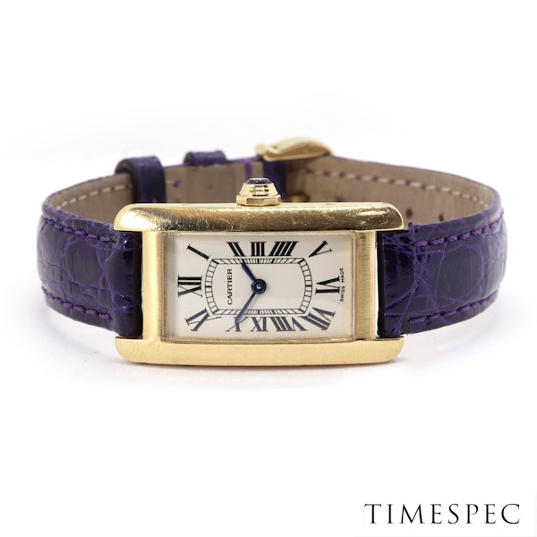 Cartier | Tank Americaine | 18K Yellow Gold | 19mm | Quartz movement | Ladies - image 4