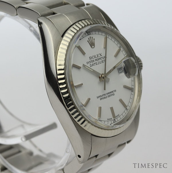 Rolex Datejust | 36mm | Ref 16014 | Steel with White Gold | Circa 1982 - image 3