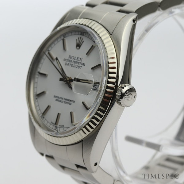 Rolex Datejust | 36mm | Ref 16014 | Steel with White Gold | Circa 1982 - image 4