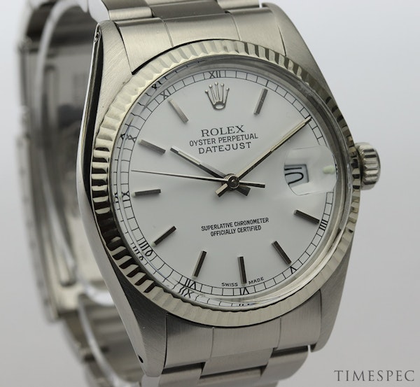 Rolex Datejust | 36mm | Ref 16014 | Steel with White Gold | Circa 1982 - image 2