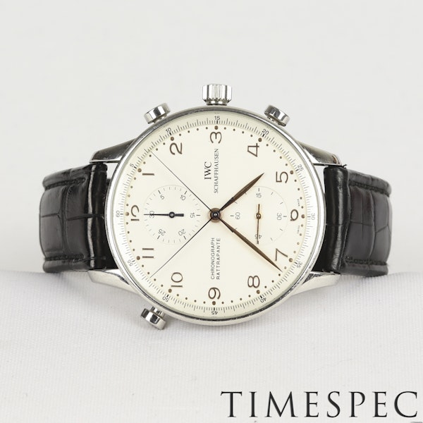 IWC Portuguese | Chronograph | Rattrapante | Steel. - image 3