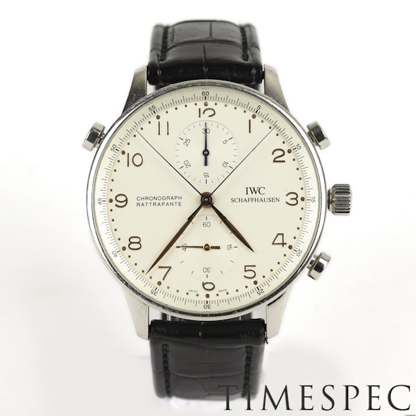 IWC Portuguese | Chronograph | Rattrapante | Steel. - image 7