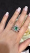 Emerald & mixed diamonds ring - image 1