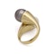 18kt gold Tahitian and South Sea pearl ring. - image 3