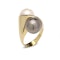 18kt gold Tahitian and South Sea pearl ring. - image 4