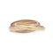 Cartier 18kt Tri-Coloured Gold Trinity Ring - image 2