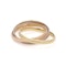 Cartier 18kt Tri-Coloured Gold Trinity Ring - image 4