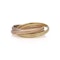 Cartier 18kt Tri-Coloured Gold Trinity Ring - image 6