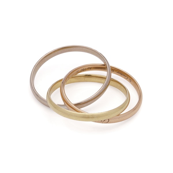 Cartier 18kt Tri-Coloured Gold Trinity Ring - image 5