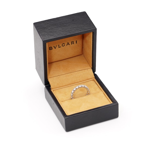 Bvlgari Platinum Full eternity diamond ring. - image 3