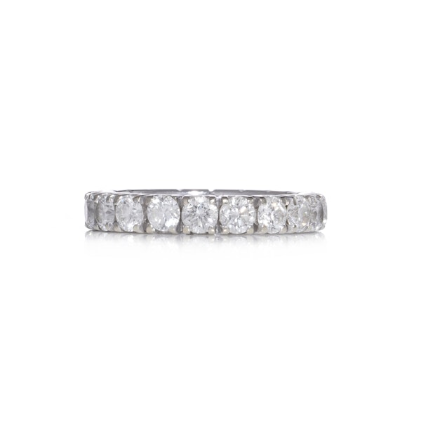 Bvlgari Platinum Full eternity diamond ring. - image 4