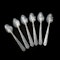 Edwardian set of 6 mother-of-pearl caviar spoons - image 7