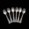 6 sterling silver teaspoons with dragon motif - image 3