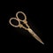 Antique Victorian 9kt gold scissors - image 3